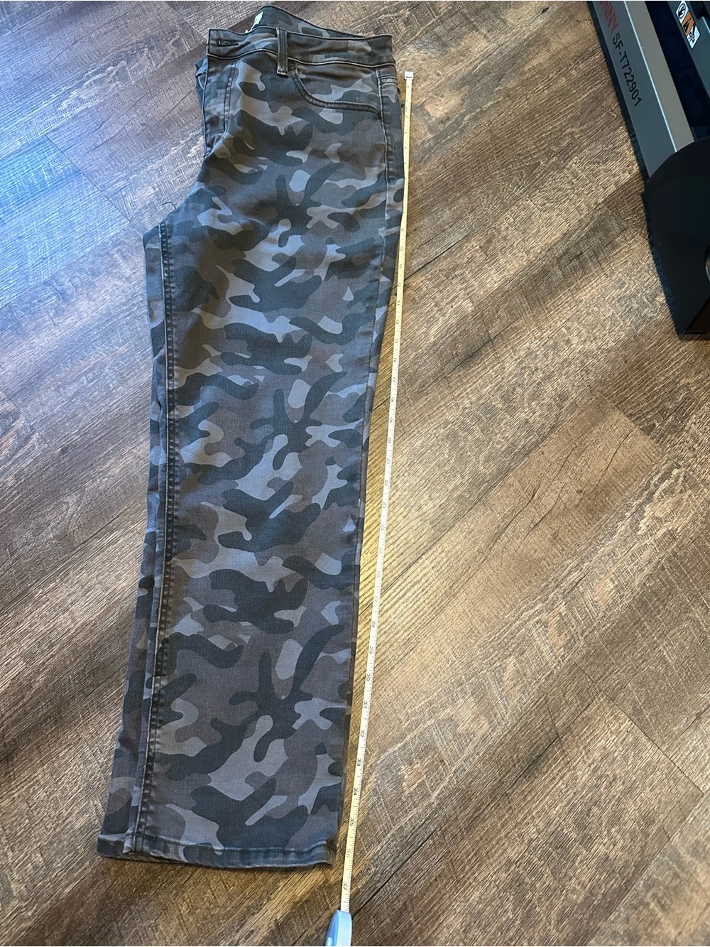 Maurices Camo Ankle Jeans in Olive and Gray